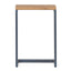 Kacha - Modern Industrial Firwood Nesting Tables (Set of 3) With Iron Frame - Antique Brown / Black