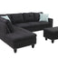 Alger - Left Hand Facing Sofa & Chaise With Ottoman