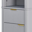 Tall Bathroom Storage Cabinet With Adjustable Shelves And 1 Drawer & Door