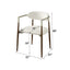 Clayten - Arm Chair (Set of 2) - Brown Oak / Off White