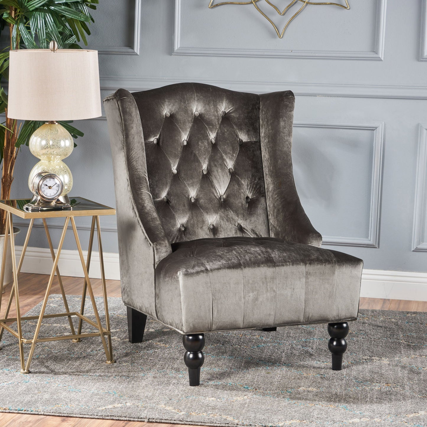 Toddman - Hi - Back Club Chair With Elegant Design