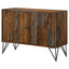 Komomo - 1 Adjustable Shelf Accent Cabinet - Gray