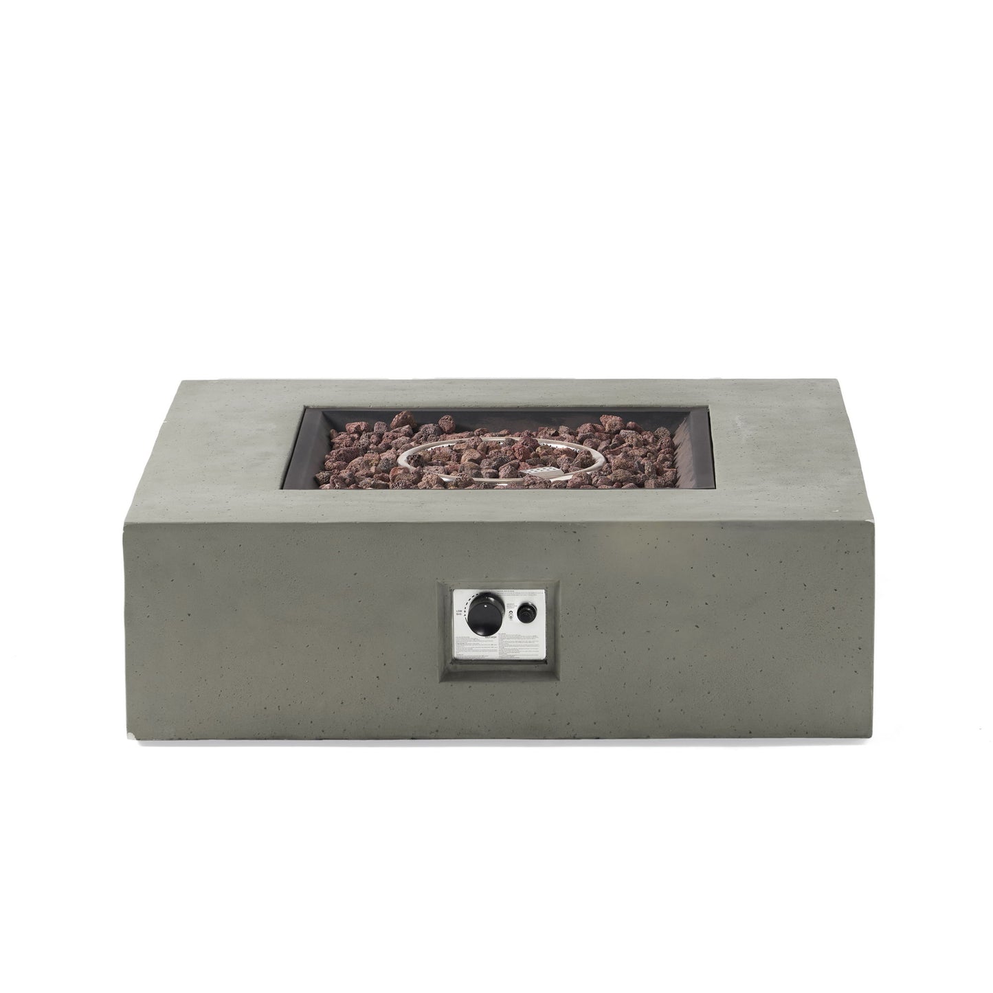 Modern 50, 000 Btu Square Fire Table With Propane Tank