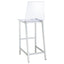 Garbo - 5 Piece Bar Set With Stools - Chrome