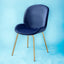 Chuchip - Side Chair (Set of 2) - Blue / Gold