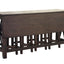 Drop Leaf Table With 4 Stools - Dark Brown
