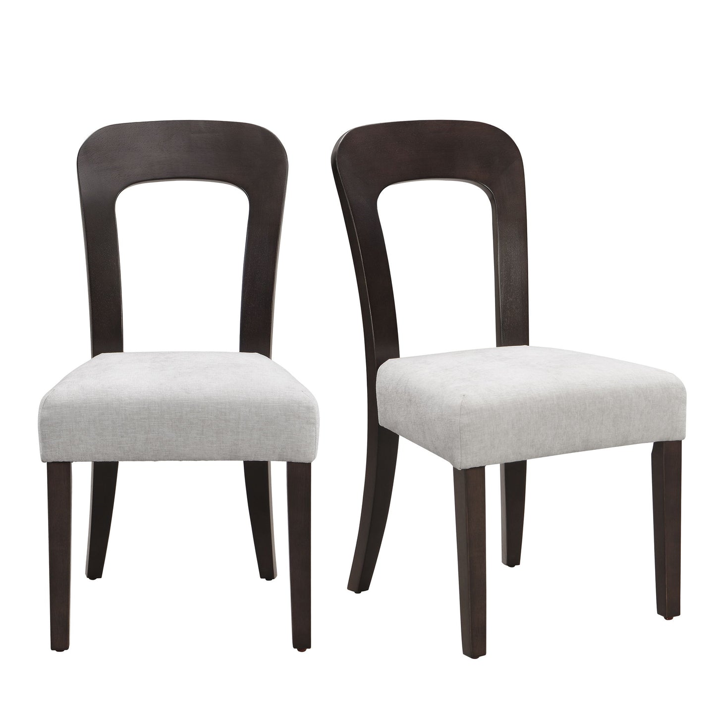 Upholstered Dining Chairs (Set of 2) - Gray