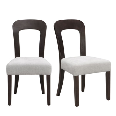 Upholstered Dining Chairs (Set of 2) - Gray