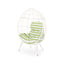 Cosmos - Round Hammered Iron Teardrop Chair
