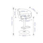 Lowell - Multi-Functional Adjustable Swivel Bar Stool