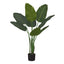44" Tall, Artificial Plant, Bird Of Paradise Tree, Indoor, Faux, Fake, Floor, Greenery, Potted, Decorative - Green / Black