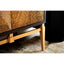 Capri - 4 Door Accent Cabinet - Brown / Gold