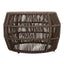 Round Side Table With Rope Frame