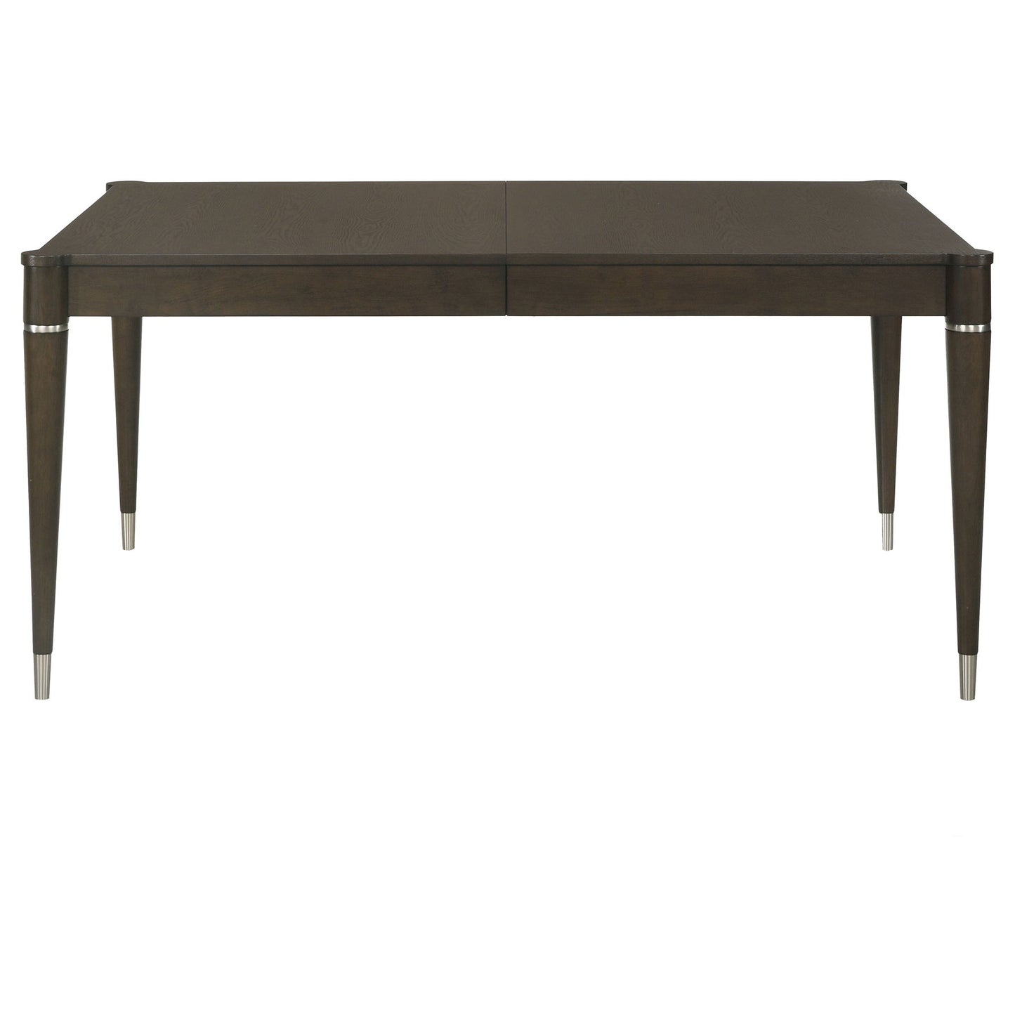 Blakely - Leaf Dining Table With Tapered Legs Accents - Ash Brown