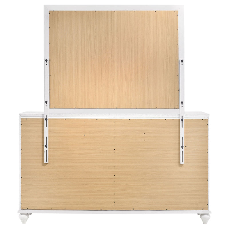 Randall - 7 Drawer Dresser With Mirror - White