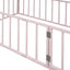 Metal Floor Bed Frame With Fence And Door