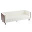 Contemporary 3 Seater Sofa With Tufted Design