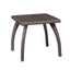 Luminant - Outdoor Side Table With Iron Frame - Brown