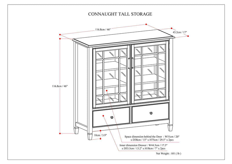 Connaught - Tall Storage Cabinet