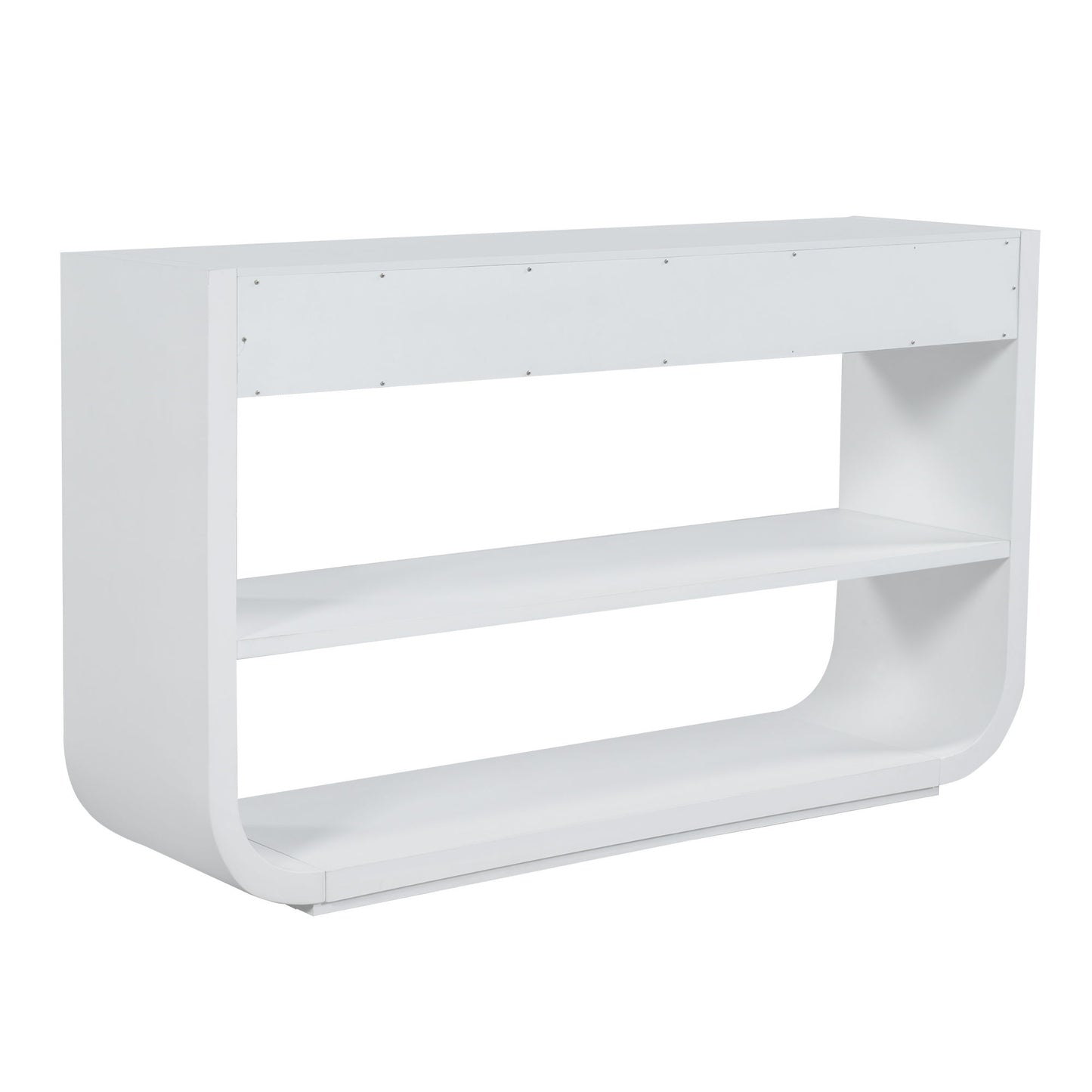 Console Table With 3 Soft Close Drawers & 2 Open Shelves