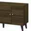 Amidon - TV Stand, With 2 Storage Shelves And 1 Cabinet