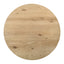 Tate - Round Dining Table With Cream Color Upholstered Chairs (Set of 5) - Oak Finish