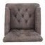 Vitality - Club Chair With Button Tufted Diamond Stitching And Turned Legs