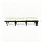 Ariana - Chaise Lounge With Cushion For Outdoor - Black
