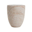 Outdoor / Indoor Lightweight, Concrete Side Table, Travertine - Beige