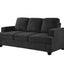 Modern Sofa, Comfortable 3 Seater Couch With Deep Seating, Loose Back Cushions, Wide Arms