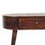 Rounded Wood Table