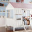 Spring - Full Bed - White / Pink