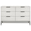 Taraval - 6 Drawer Bedroom Dresser - White