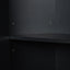 Modern Bathroom Storage Cabinet With Two Laundry Baskets, One Drawer, Adjustable Shelf