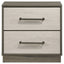 Edmondson - 2 Drawer Nightstand - Gray