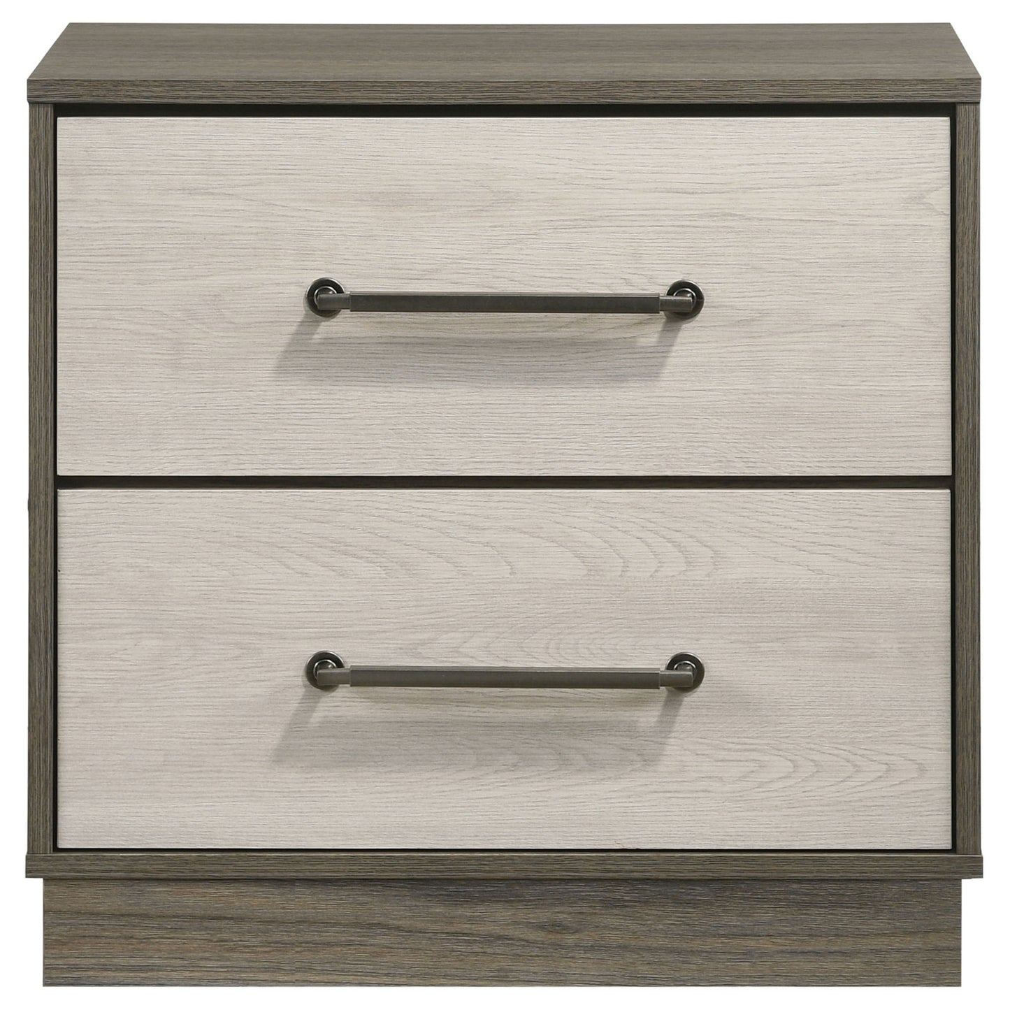 Edmondson - 2 Drawer Nightstand - Gray