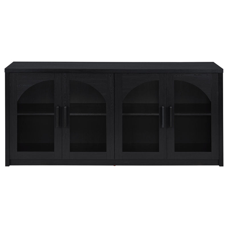 Shayne - 4 Door Sideboard With Arched Doors - Black