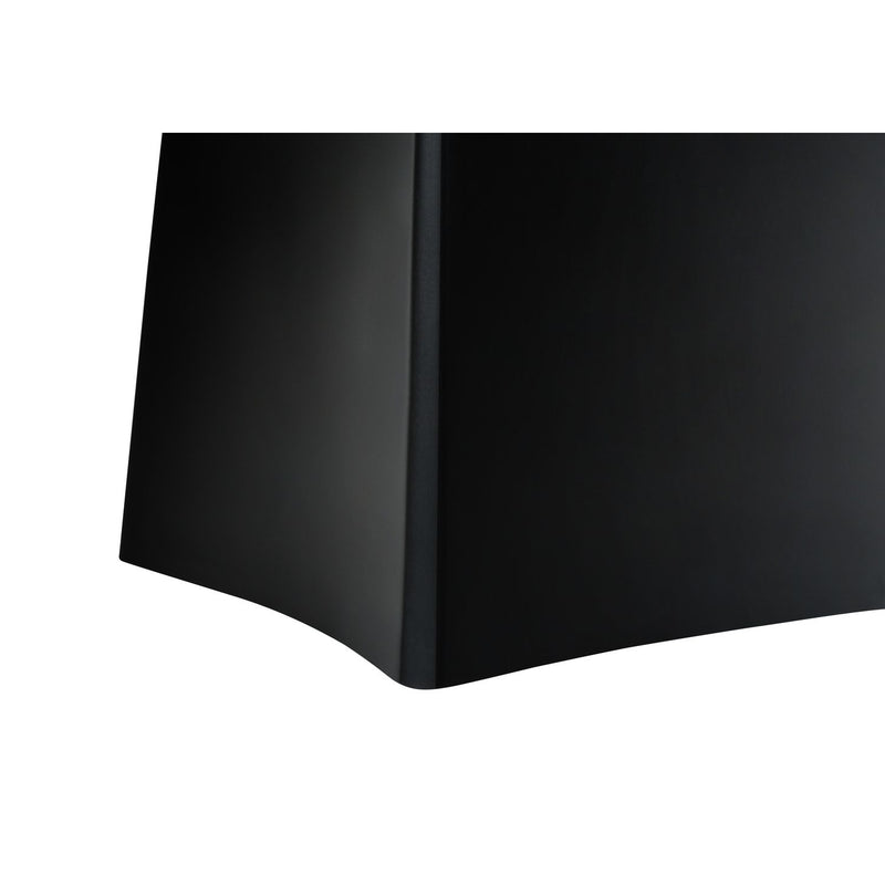 Iluminación, Lámpara de mesa, Resina, Moderna - Negra