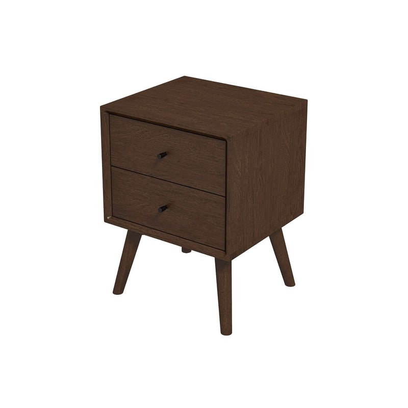 Caroline - Mid-Century Modern Style Night Stand 2 Drawer