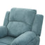 Upholstered Manual Recliner Chair With 3 Adjustable Backrest Positions