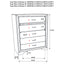 Annie - 6 Drawer Bedroom Chest