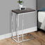 Accent Table, C - Shaped, Tempered Glass, Stylish Design Contemporary & Modern