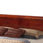 Upholstered Panel Sleigh Bed Design