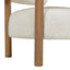Fuji - Barrel Accent Arm Chair - Ivory White