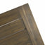 Acacia Wood Dining Table With Slat Design