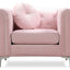 Contemporary Sloped Arm Chair