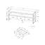 TV Stand, Console, Media Entertainment Center, Storage Drawers, Modern