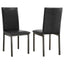 Upholstered Side Chair (Set of 2) - Black