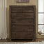 5 Drawer Chest, 1 Piece - Brown