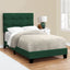 Bed, Upholstered, Frame Only, Transitional